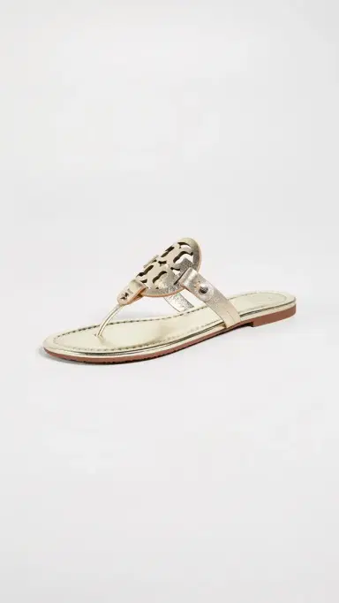 Tory Burch Miller Sandals Spark Gold 7 | Thumbnail 2 Tory Burch Miller Sandals Spark Gold 7 | Thumbnail 2