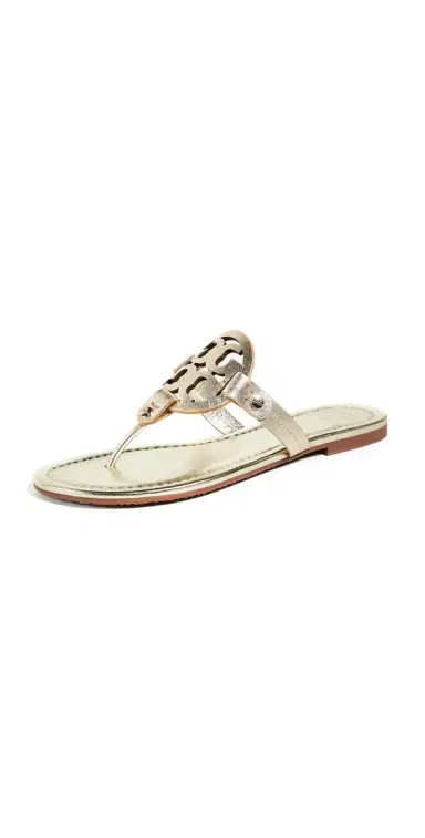 Tory Burch Miller Sandals Spark Gold 7 | Thumbnail 1 Tory Burch Miller Sandals Spark Gold 7 | Thumbnail 1