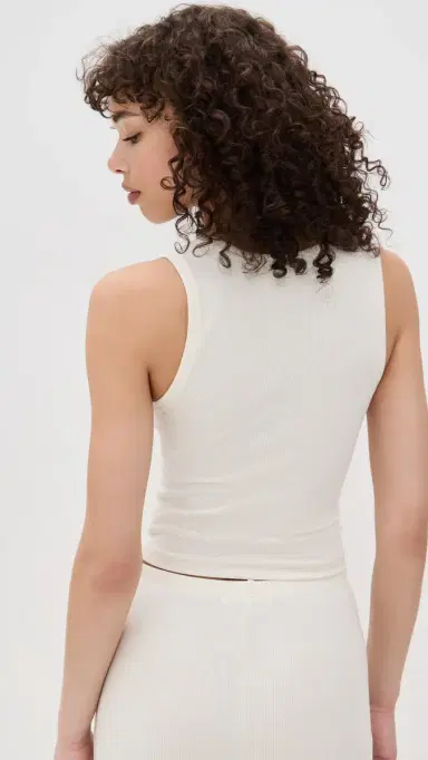 ÉTERNE Square Neck Tank Cream L | Thumbnail 3 ÉTERNE Square Neck Tank Cream L | Thumbnail 3