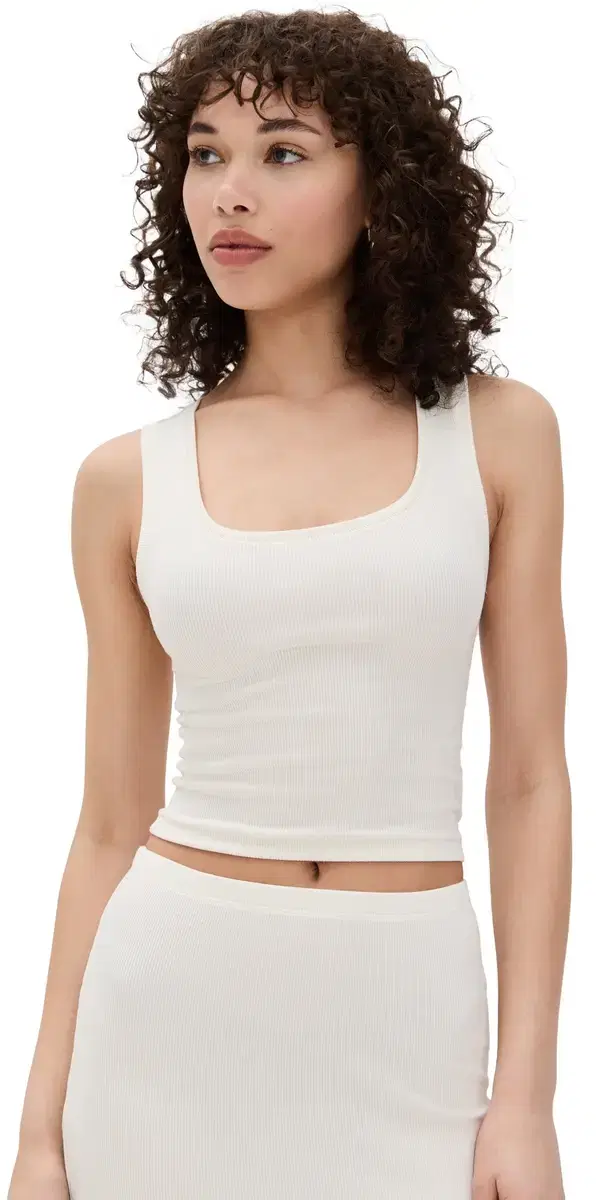 Éterne quare Neck Tank Cream