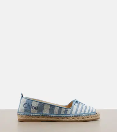 Chloe Chloé Isla striped canvas espadrilles | Thumbnail 2 Chloe Chloé Isla striped canvas espadrilles | Thumbnail 2