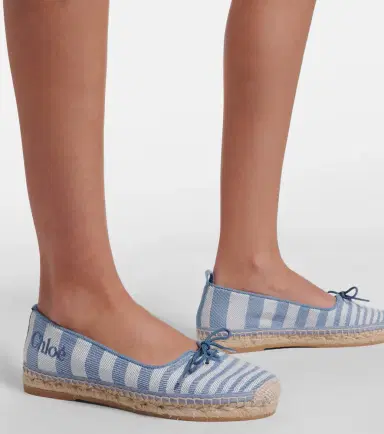 Chloe Chloé Isla striped canvas espadrilles | Thumbnail 6 Chloe Chloé Isla striped canvas espadrilles | Thumbnail 6