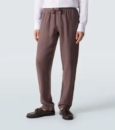Fedeli Linen straight pants | Thumbnail 3