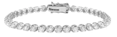 Wish Fine Jewelry 5.000ct Diamond Platinum Tennis Bracelet | Thumbnail 1