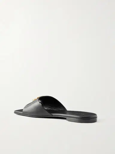 Gucci Logo-embellished Leather Slides | Thumbnail 3 Gucci Logo-embellished Leather Slides | Thumbnail 3