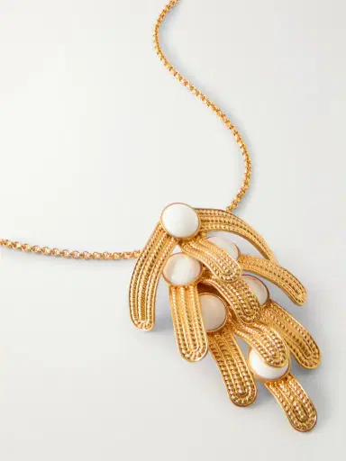 Sonia Petroff Orofina Gold-plated And Resin Necklace | Thumbnail 4 Sonia Petroff Orofina Gold-plated And Resin Necklace | Thumbnail 4