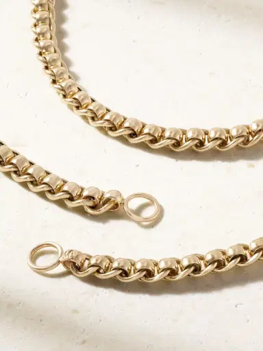 Marla Aaron Rolling Curb 14-karat Gold Chain Necklace | Thumbnail 3 Marla Aaron Rolling Curb 14-karat Gold Chain Necklace | Thumbnail 3
