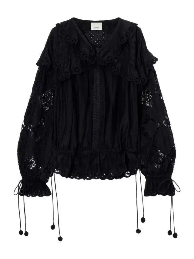Nowana Broderie Anglaise Cotton And Silk-blend Blouse