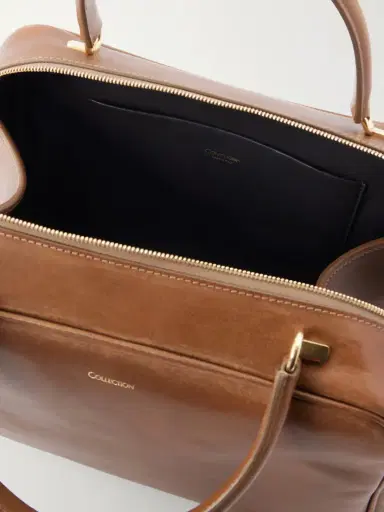 Calvin Klein Collection America Leather Shoulder Bag | Thumbnail 6