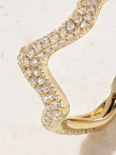SHAY Wave 18-karat Gold Diamond Ring | Thumbnail 4 SHAY Wave 18-karat Gold Diamond Ring | Thumbnail 4