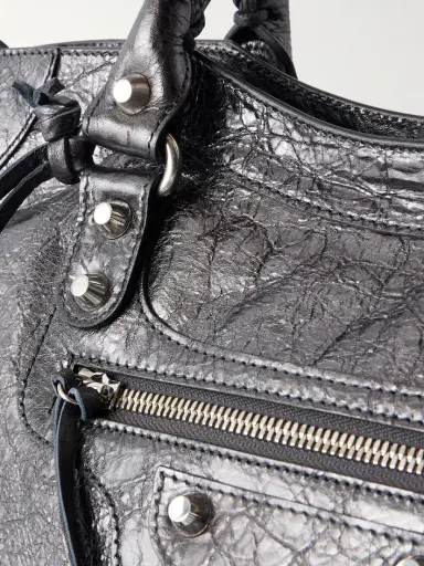 Balenciaga Le City Medium Leather Shoulder Bag | Thumbnail 5