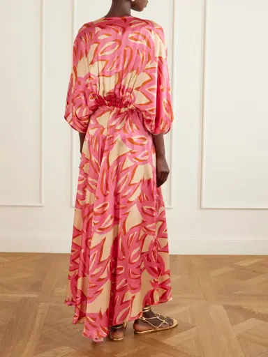 Themis Z Ismene Printed Silk-satin Maxi Dress | Thumbnail 3 Themis Z Ismene Printed Silk-satin Maxi Dress | Thumbnail 3