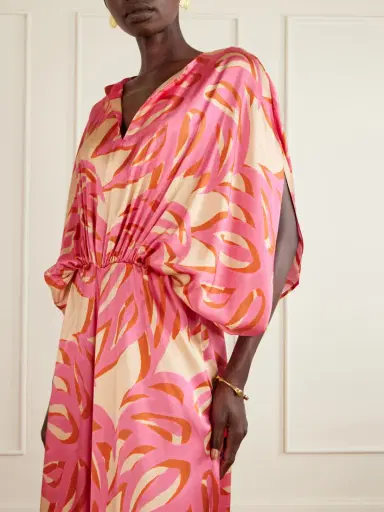 Themis Z Ismene Printed Silk-satin Maxi Dress | Thumbnail 4 Themis Z Ismene Printed Silk-satin Maxi Dress | Thumbnail 4
