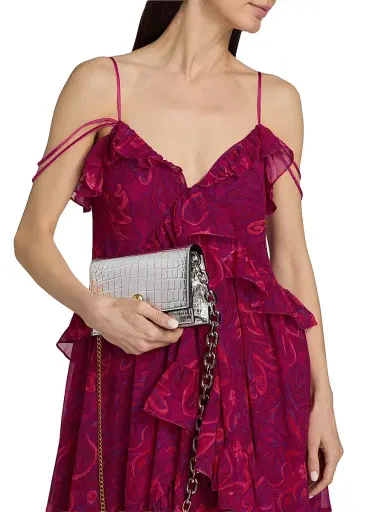 Cinq à Sept Women's Anahi Paisley Bloom Maxi Dress - Purple Garnet Multi | Thumbnail 6