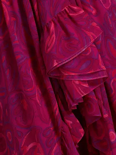 Cinq à Sept Women's Anahi Paisley Bloom Maxi Dress - Purple Garnet Multi | Thumbnail 7