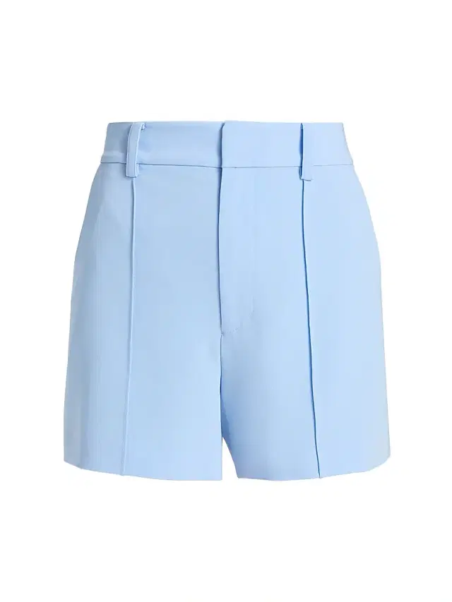 Women's Gabbi Pintuck High-Rise Shorts - Blue Wisteria