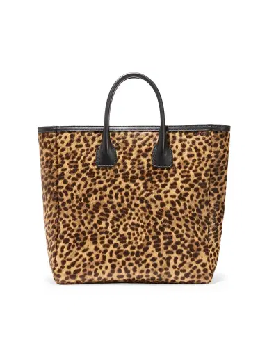 Nili Lotan Women's Freddie Leopard-Print Calf Hair Tote Bag | Thumbnail 1 Nili Lotan Women's Freddie Leopard-Print Calf Hair Tote Bag | Thumbnail 1
