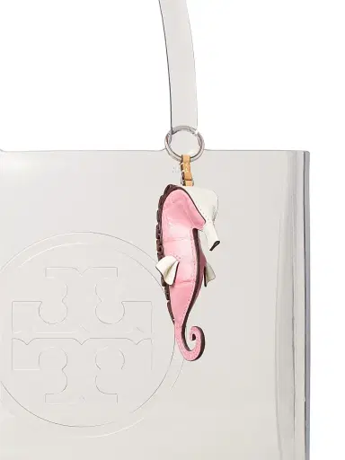 Tory Burch Women's Seahorse Leather Keychain - Rose Sunset | Thumbnail 2
