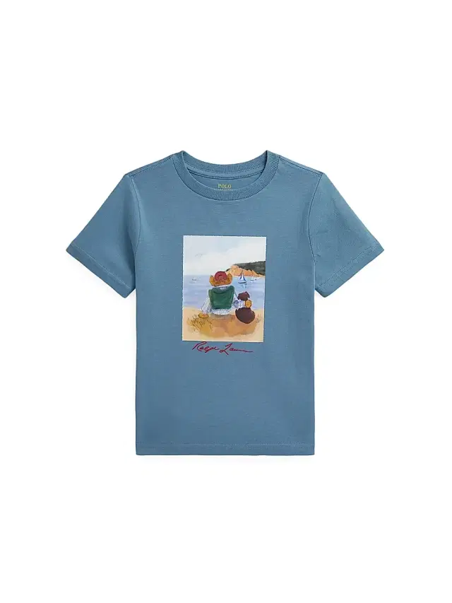 Polo Ralph Lauren Little Boy's & Boy's Polo Bear Jersey T-Shirt - Bear Camp Blue