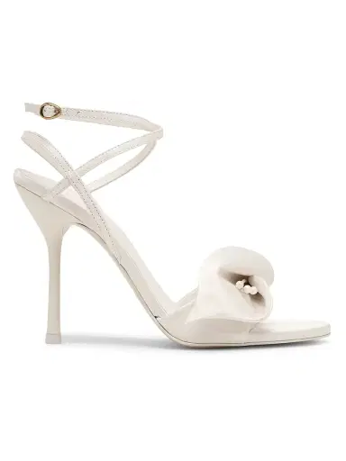 Cult Gaia Women's Carly 100MM Stiletto-Heel Sandals - Pearl - Size 11 | Thumbnail 1 Cult Gaia Women's Carly 100MM Stiletto-Heel Sandals - Pearl - Size 11 | Thumbnail 1