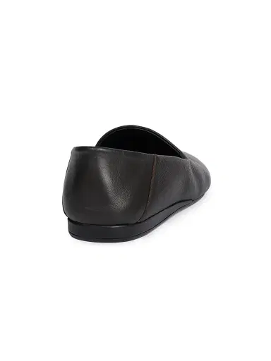 Jacquemus Men's Les Pantoufles Leather Flats - Dark Brown | Thumbnail 3