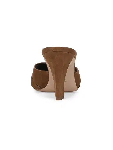 Veronica Beard Women's Cassiel 75MM Suede Sandals - Hazelwood | Thumbnail 3