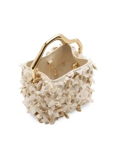 Cult Gaia Women's Solene Mini Beaded Top Handle Bag | Thumbnail 5 Cult Gaia Women's Solene Mini Beaded Top Handle Bag | Thumbnail 5