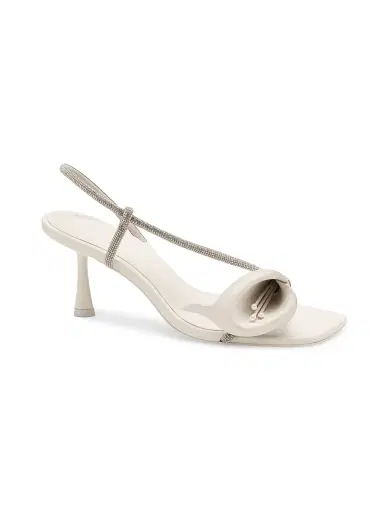 Cult Gaia Women's Rayna 70MM Embellished Leather Slingback Sandals - Antique White - Size 10 | Thumbnail 2 Cult Gaia Women's Rayna 70MM Embellished Leather Slingback Sandals - Antique White - Size 10 | Thumbnail 2
