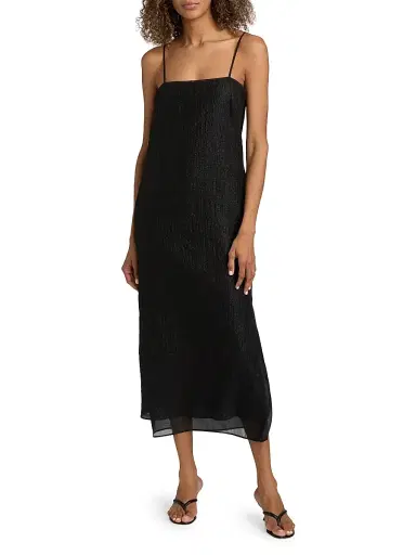 rag & bone Women's Suki Semi-Sheer Midi-Slipdress | Thumbnail 3