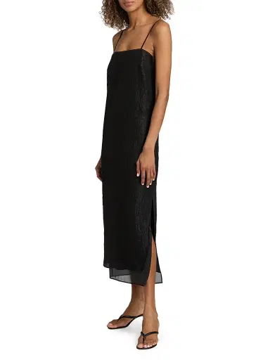 rag & bone Women's Suki Semi-Sheer Midi-Slipdress | Thumbnail 4