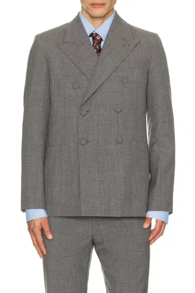 Valentino Giacca Dpetto Mouline' Wool Jacket | Thumbnail 1 Valentino Giacca Dpetto Mouline' Wool Jacket | Thumbnail 1