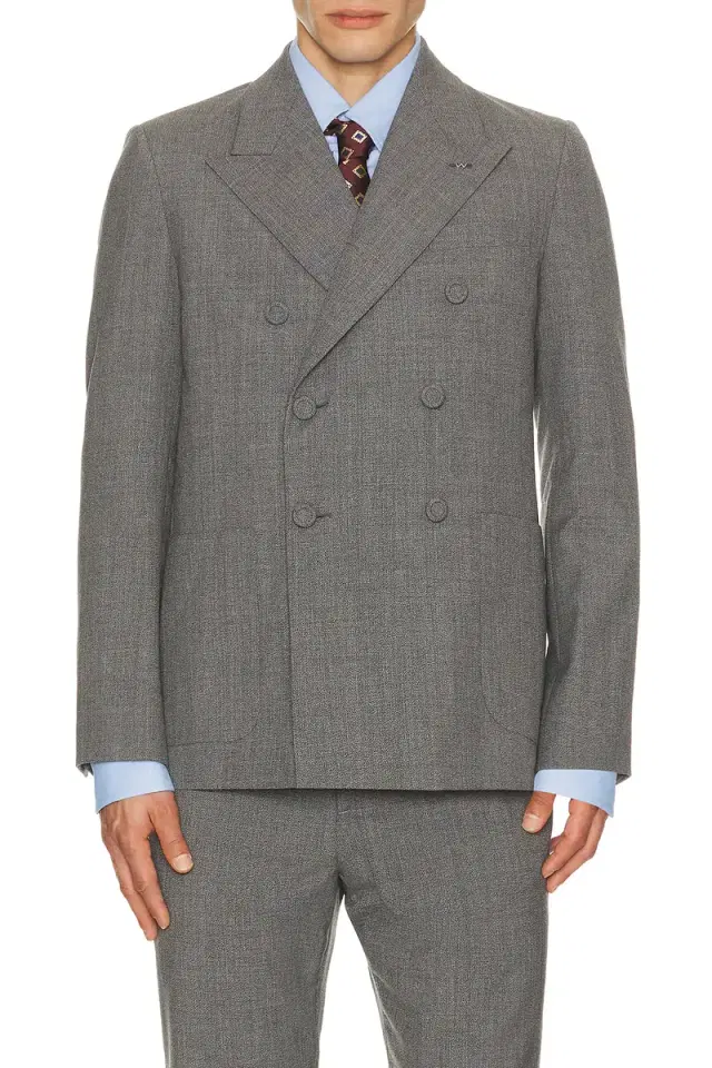 Giacca Dpetto Mouline' Wool Jacket