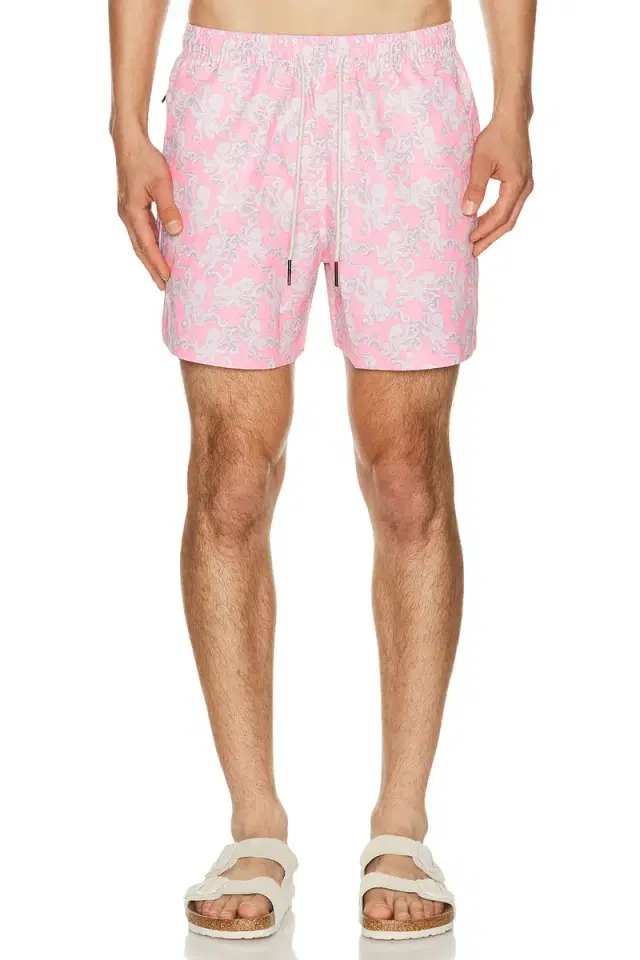 Pink Octo Swim Shorts