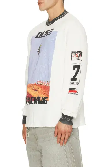Duke + Dexter Duke + Dexter Motorcross Waffle Long Sleeve Tee | Thumbnail 2