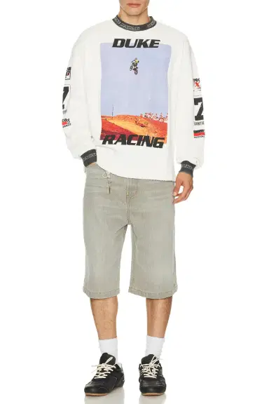Duke + Dexter Duke + Dexter Motorcross Waffle Long Sleeve Tee | Thumbnail 4