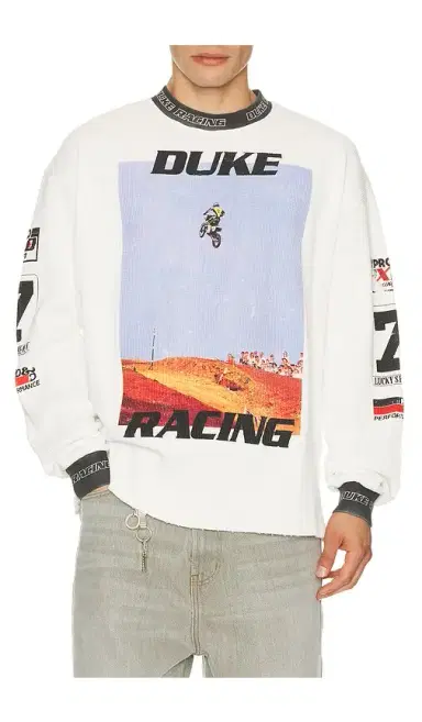 Duke + Dexter Duke + Dexter Motorcross Waffle Long Sleeve Tee | Thumbnail 6