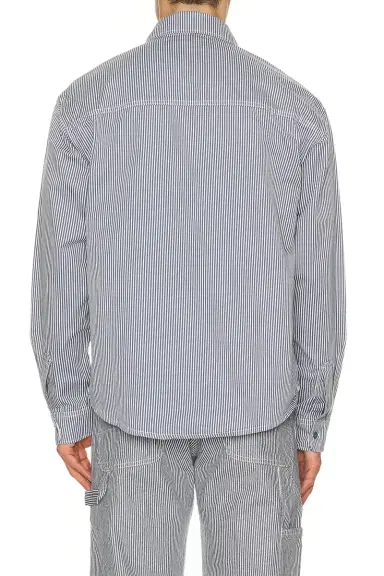 Dickies Hickory Long Sleeve Work Shirt | Thumbnail 2