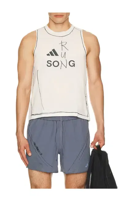 adidas by Song for the Mute Running Singlet | Thumbnail 5