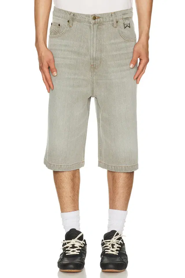 Baggy Traxedo Denim Shorts