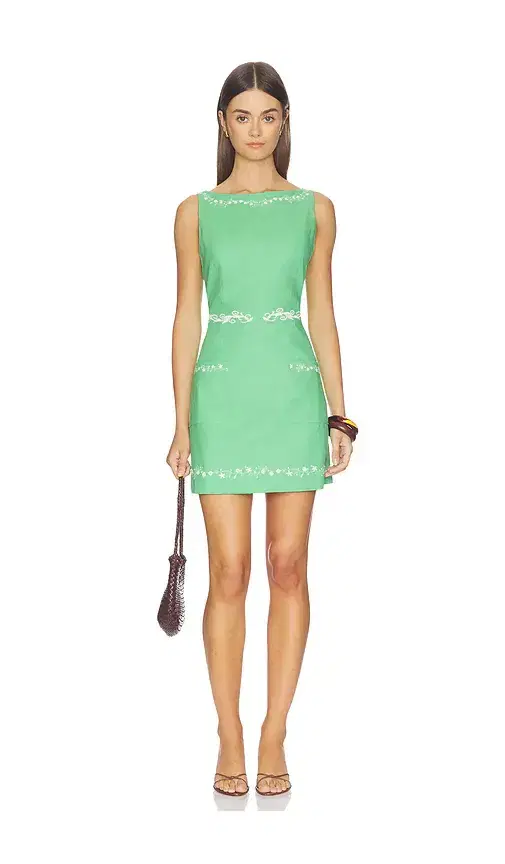 Tippi Embroidered Mini Dress
