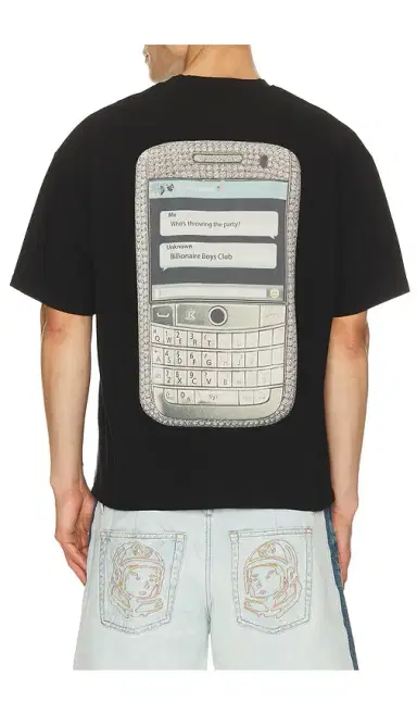 Billionaire Boys Club Text Cropped Tee | Thumbnail 1 Billionaire Boys Club Text Cropped Tee | Thumbnail 1