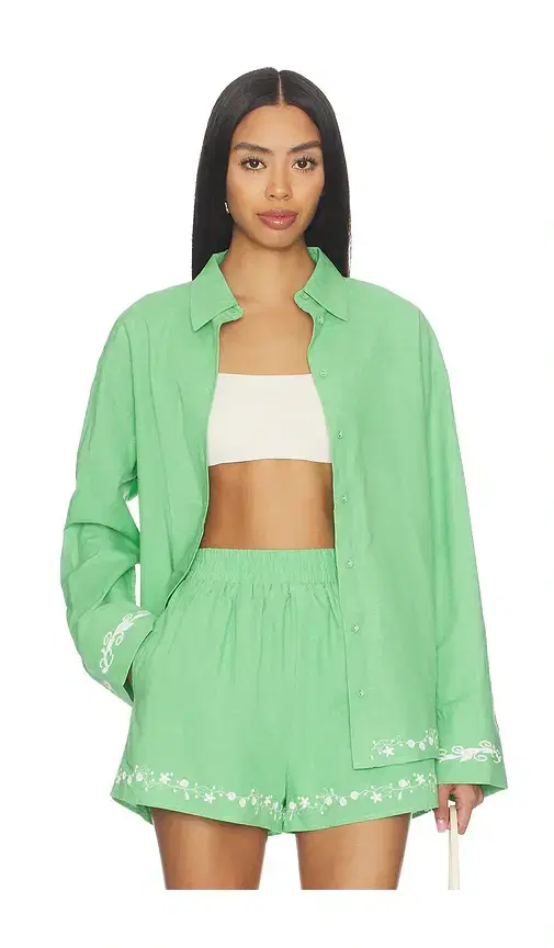 Line & Dot Tippi Embroidered Shirt