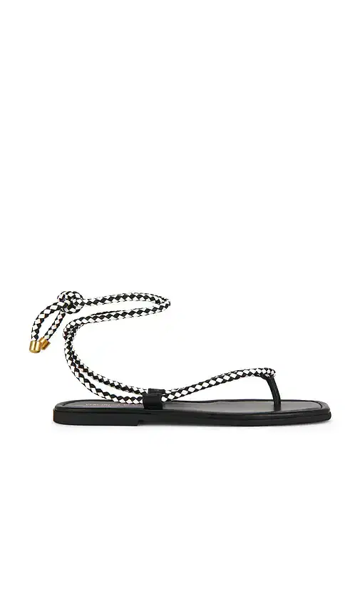 Veronica Beard Carmina Woven Cord Sandal
