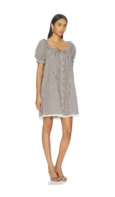 WeWoreWhat Puff Sleeve Button Up Mini Dress | Thumbnail 2 WeWoreWhat Puff Sleeve Button Up Mini Dress | Thumbnail 2