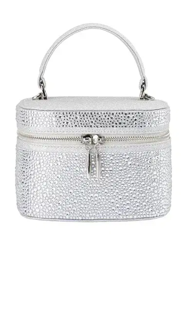 olga berg Beckie Zip Top Crystal Bag | Thumbnail 1 olga berg Beckie Zip Top Crystal Bag | Thumbnail 1