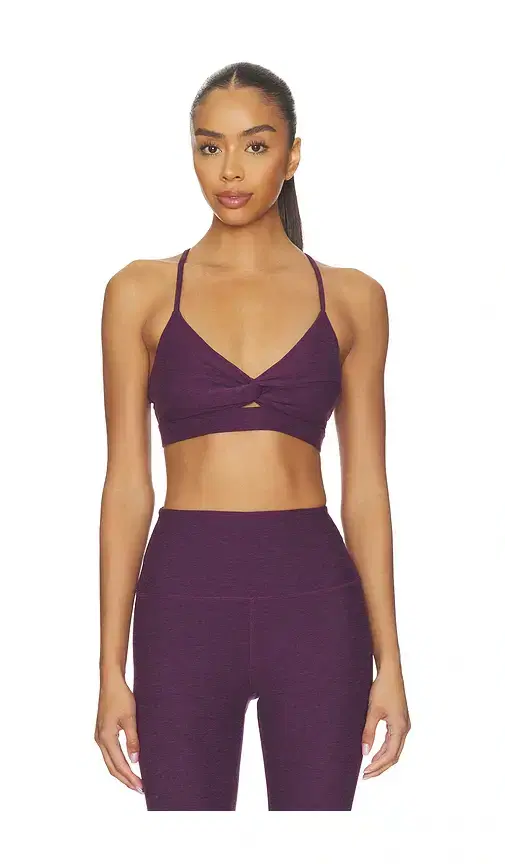 Beyond Yoga Twist Front Strappy Bra