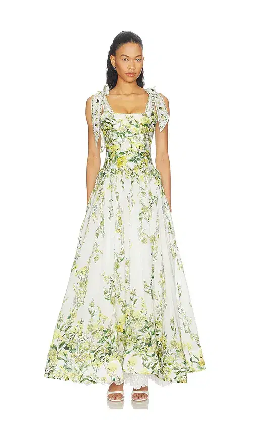 Alice + Olivia Haven Flared Maxi Dress