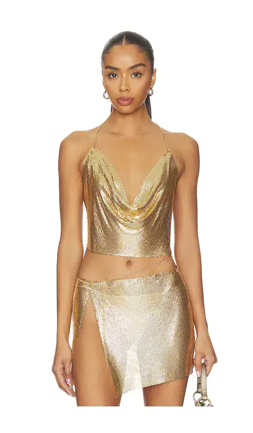 Aura Glomesh Top