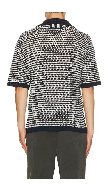 PEREGRINE Island Crochet Button Polo | Thumbnail 2