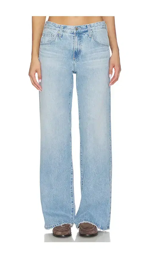 AG Jeans Adria Low Rise Wide Leg Jeans
